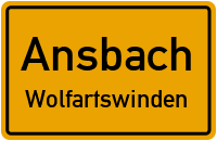 Straßen in Ansbach Wolfartswinden