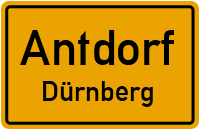 Straßenverzeichnis Antdorf Dürnberg