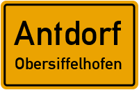 Straßen in Antdorf Obersiffelhofen