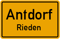 Straßen in Antdorf Rieden