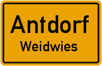 Straßenverzeichnis Antdorf Weidwies