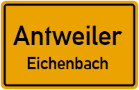 Bachstraße in AntweilerEichenbach