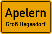 Schulstraße in ApelernGroß Hegesdorf