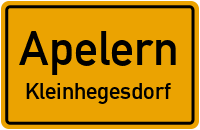 Kleinhegesdorfer Straße in ApelernKleinhegesdorf
