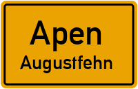 Straßenverzeichnis Apen Augustfehn