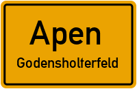 Straßenverzeichnis Apen Godensholterfeld
