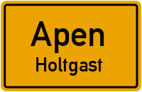 Straßenverzeichnis Apen Holtgast