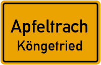 Dorfstraße in ApfeltrachKöngetried