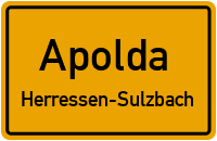 Ötisheimer Straße in ApoldaHerressen-Sulzbach