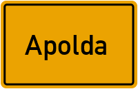City Sign Apolda