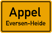 Rahheideweg in AppelEversen-Heide