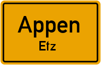 Dorfstraße in AppenEtz