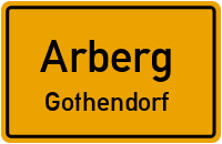 Straßenverzeichnis Arberg Gothendorf