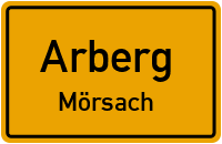 Streudorfer Straße in ArbergMörsach