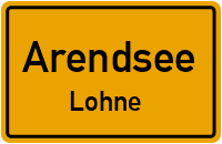 Neue Straße in ArendseeLohne