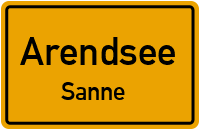 Sanner Dorfstraße in ArendseeSanne