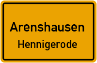 Straßen in Arenshausen Hennigerode