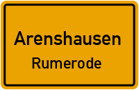 Straßen in Arenshausen Rumerode