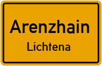Straßen in Arenzhain Lichtena