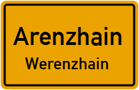 Straßen in Arenzhain Werenzhain