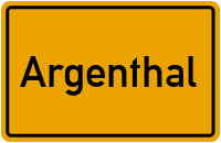 City Sign Argenthal