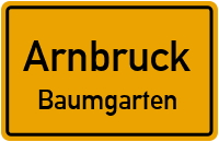 Straßen in Arnbruck Baumgarten