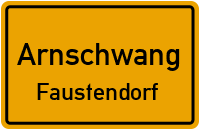 Straßen in Arnschwang Faustendorf