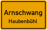 Straßen in Arnschwang Haubenbühl