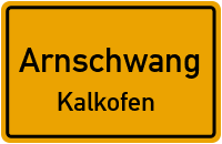 Straßenverzeichnis Arnschwang Kalkofen