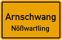 Straßen in Arnschwang Nößwartling