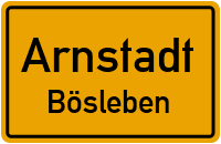 Erfurter Straße in ArnstadtBösleben