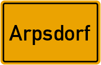 City Sign Arpsdorf