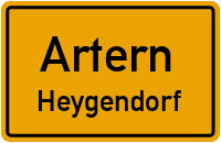 Straßen in Artern Heygendorf
