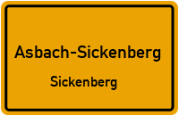 Platz der Wiedervereinigung in 37318 Asbach-Sickenberg (Sickenberg)