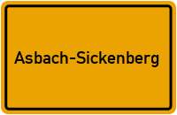 Asbach-Sickenberg in Thüringen