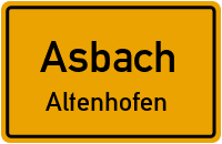 Schöneberger Straße in AsbachAltenhofen
