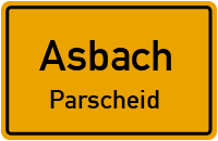 Hohe Straße in AsbachParscheid
