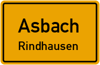 Rindhausener Straße in AsbachRindhausen