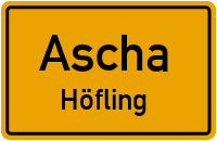 Straßenverzeichnis Ascha Höfling