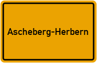 Ortsschild Ascheberg-Herbern