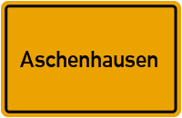 City Sign Aschenhausen