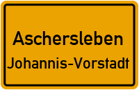 Heinrichstraße in AscherslebenJohannis-Vorstadt