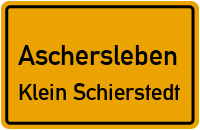 Neue Siedlung in AscherslebenKlein Schierstedt