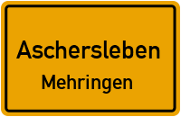 Angerstraße in AscherslebenMehringen