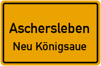 Königsauer Platz in AscherslebenNeu Königsaue