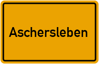 Aschersleben in Sachsen-Anhalt