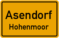 Straßenverzeichnis Asendorf Hohenmoor