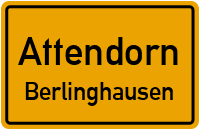 Straßenverzeichnis Attendorn Berlinghausen