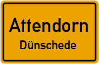 Straßenverzeichnis Attendorn Dünschede