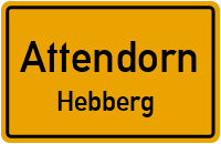 Straßenverzeichnis Attendorn Hebberg